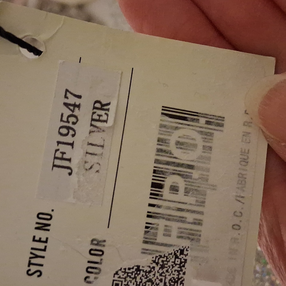 J. Furmani Silver Glitter Evening Bag - Picture 12 of 12